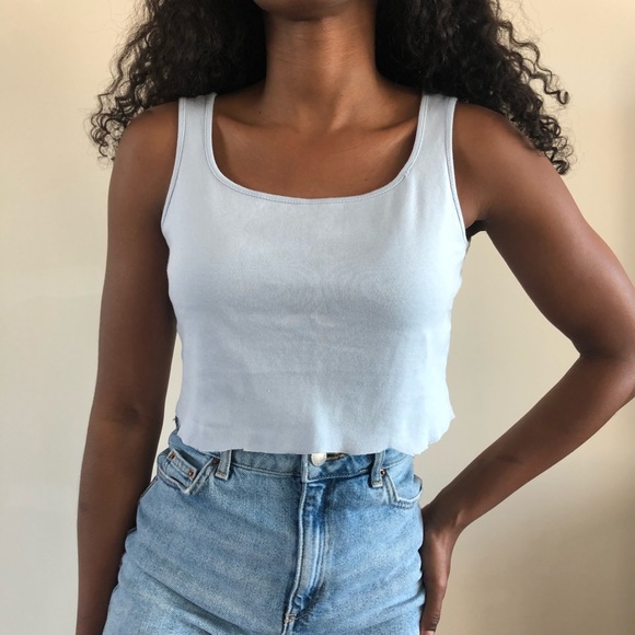 Ruby Rd. Raw hem crop top - Picture 2 of 3